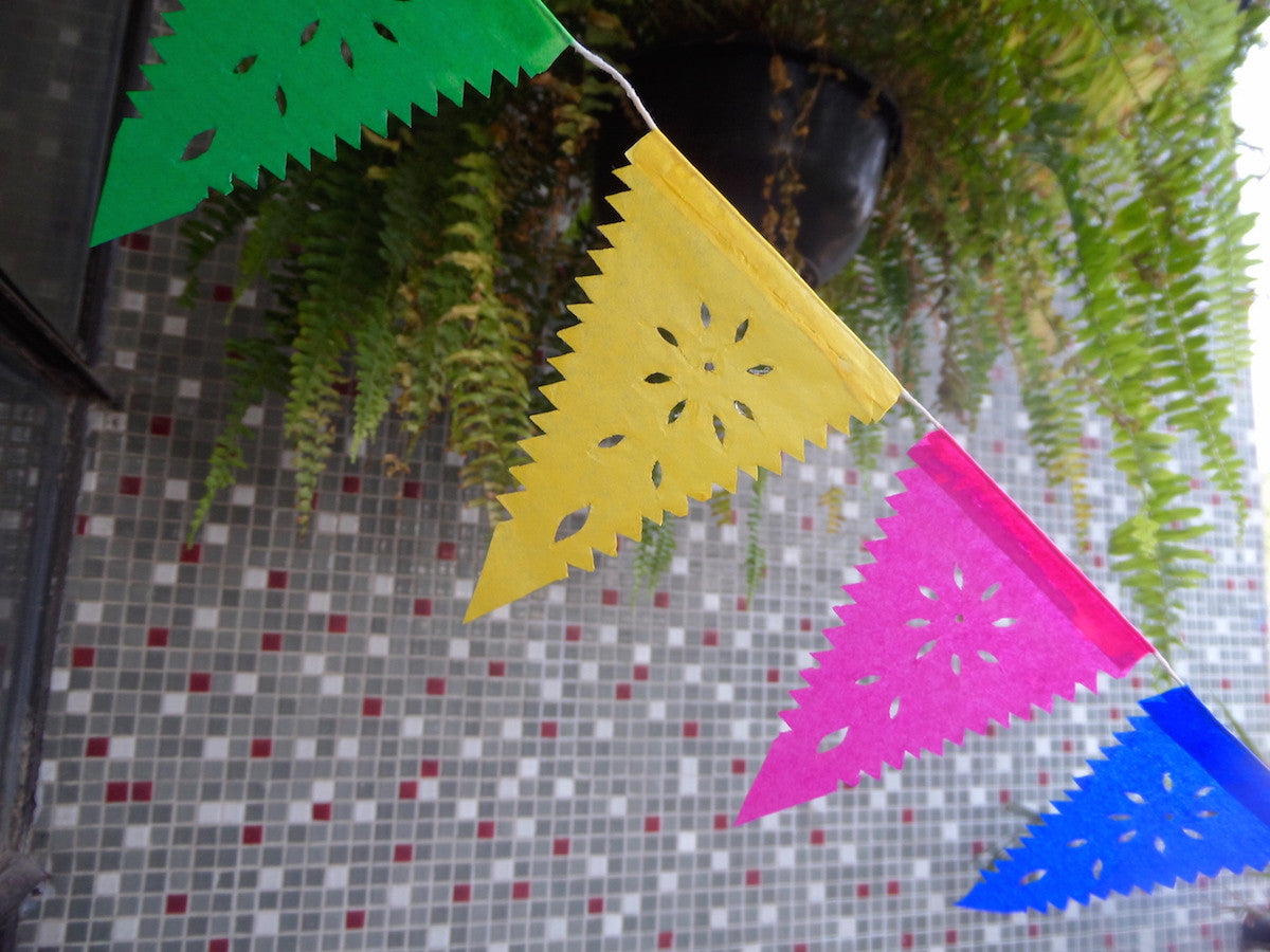 mini paper bunting